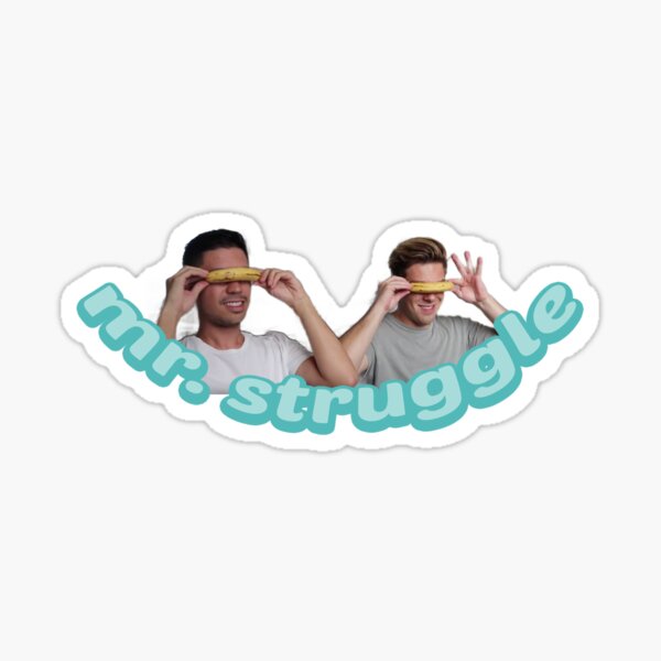 mr. struggle (Cody & Noel) Sticker