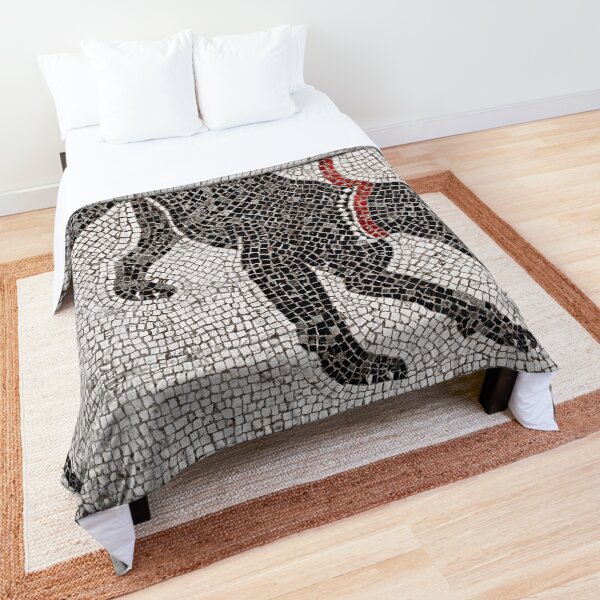 Cave Canem mosaic (Beware of dog) Comforter