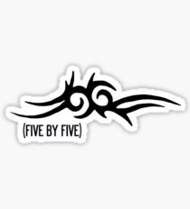 Five by Five Sticker