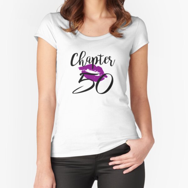 Item preview, Chapter 50 Kiss Birthday Glam Women Fifty Anniversary Gift Lips Purple Lipstick designed and sold by clothesy7.