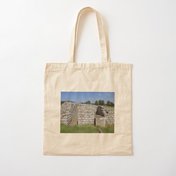 Merch #86 -- Rocks And Bricks - Shot 8 (Hadrian's Wall) Cotton Tote Bag