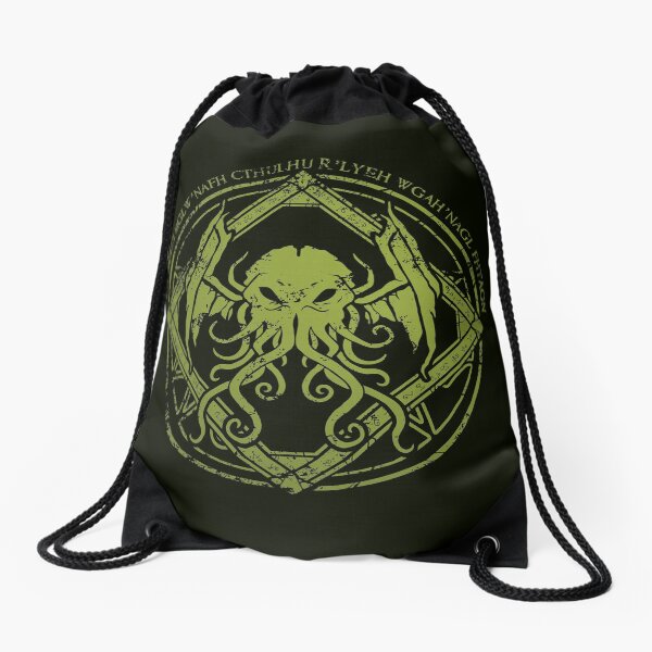 Item preview, Cthulhu - Lovecraft - Distressed chant design designed and sold by zachholmbergart.