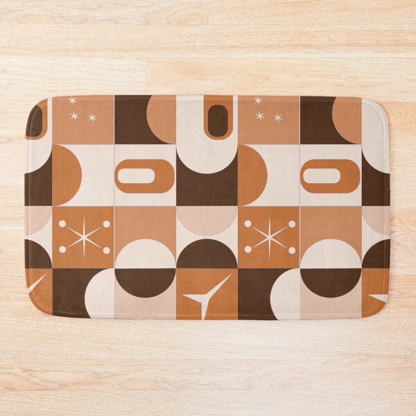 Item preview, Retro geometrical pattern brown and beige designed and sold by Argyburgy.