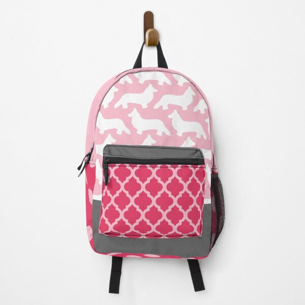 Item preview, Pink Pembroke Welsh Corgi's Pattern designed and sold by XOOXOO.