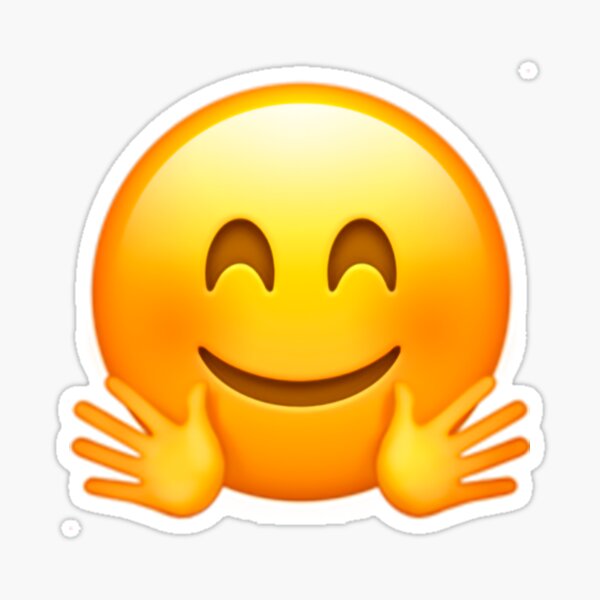 Hugging Face Emoji Sticker
