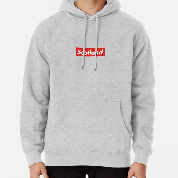 supreme arabic box logo moletom com capuz