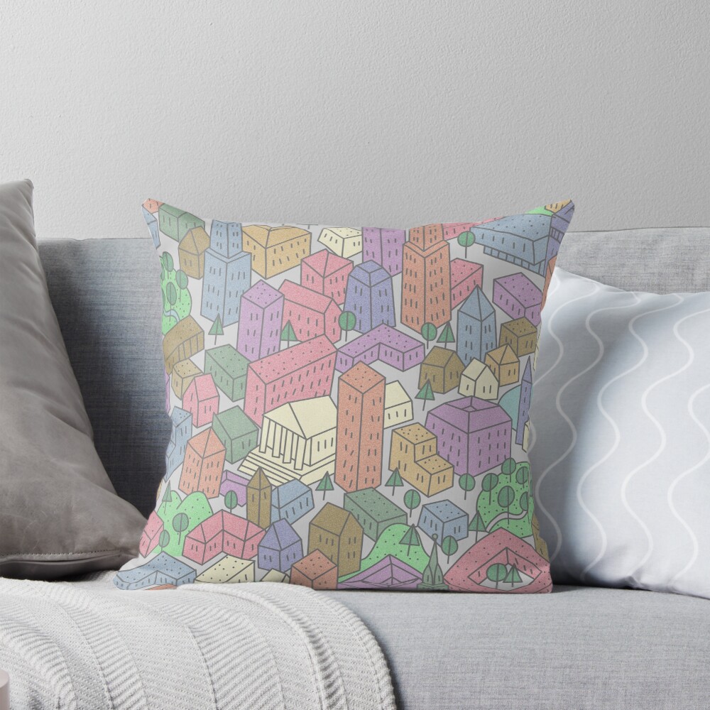 Item preview, Throw Pillow designed and sold by Rusembell.