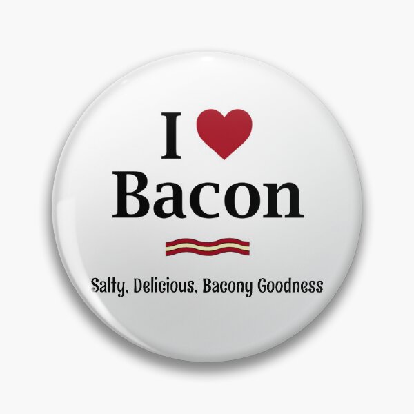 Aperçu de l'œuvre J'ADORE LE BACON! créée et vendue par Discotish.