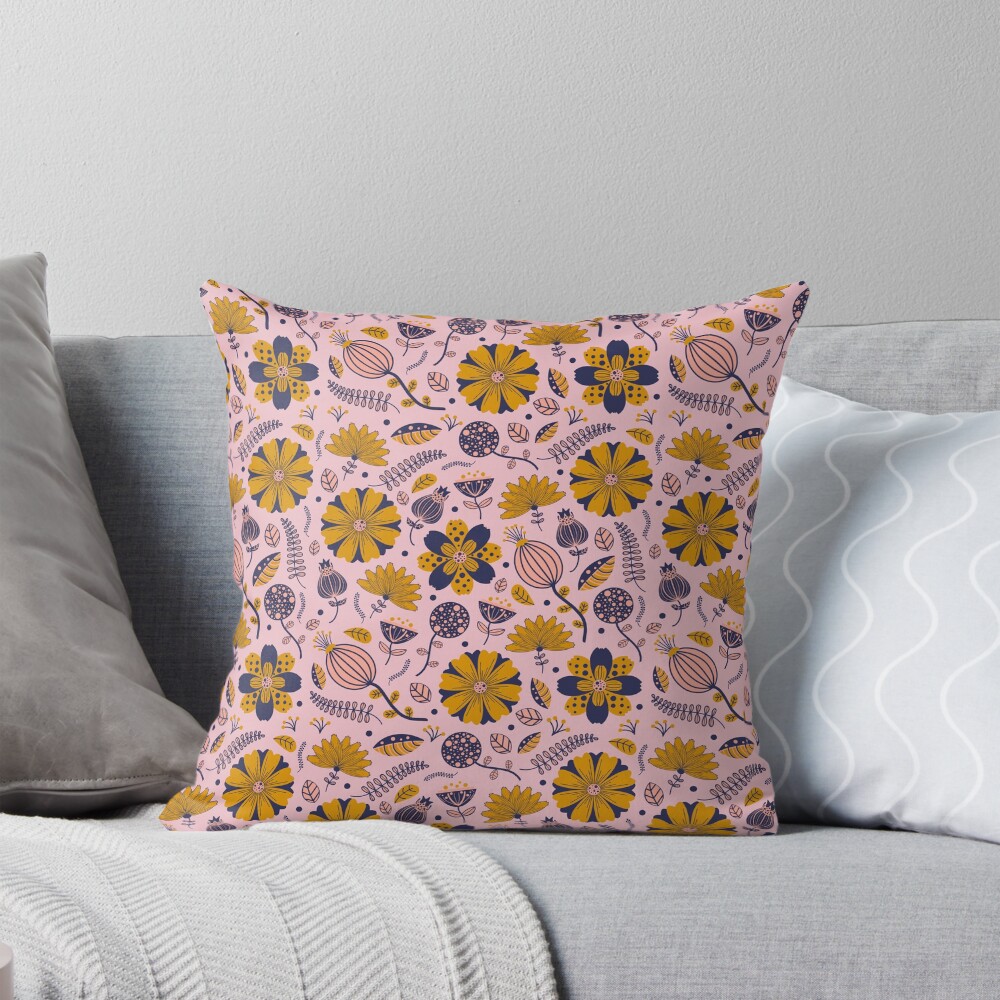 Item preview, Throw Pillow designed and sold by Simplulina.