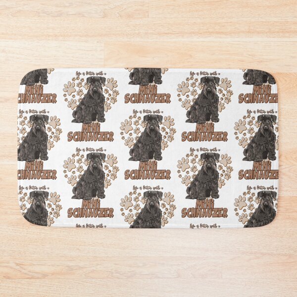 Item preview, Life Better With a Mini Schnauzer (brown)! Especially for Mini Schnauzer Lovers! designed and sold by rs-designs.