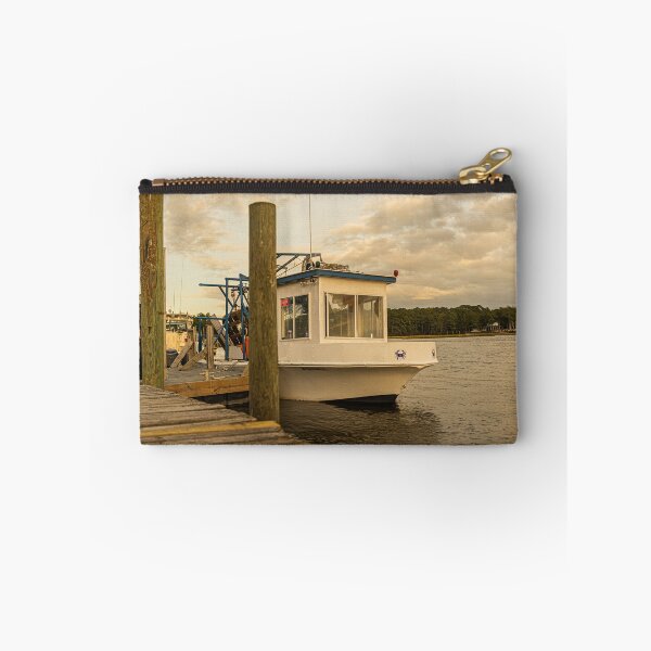 Item preview, Boat  fishing in the Intracoastal Waterway. designed and sold by KensLensDesigns.