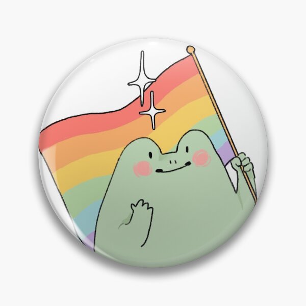 Item preview, Gay Pride Frog designed and sold by peachy-doodle.