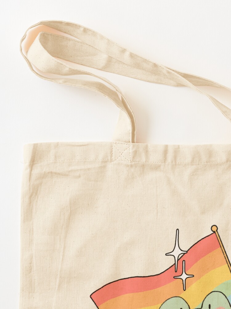 Alternate view of Gay Pride Frog Tote Bag