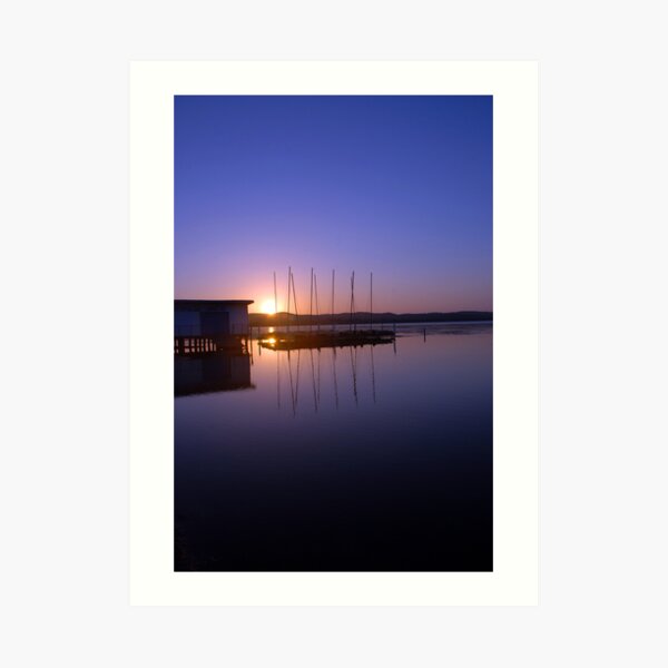 The boat house Art Print