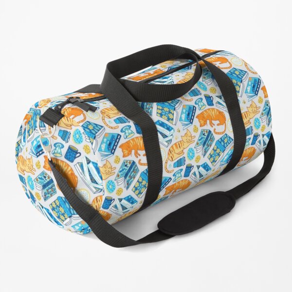 Tea Party Cat-Book Vibes! Duffle Bag