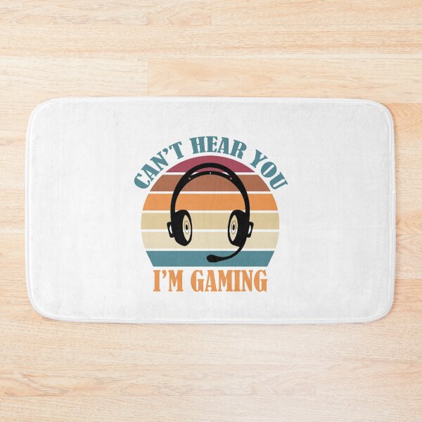 Item preview, Funny Gamer Gift Headset Can't Hear You I'm Gaming designed and sold by MalikaBela.