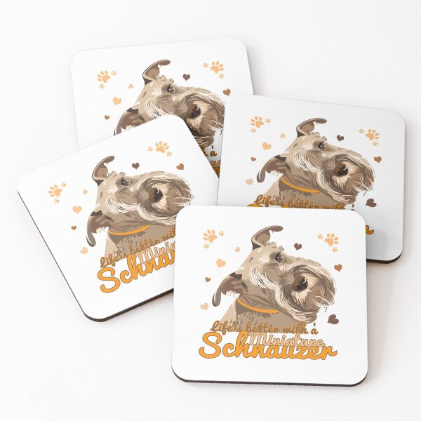 Aperçu de l'œuvre Mieux vivre avec un mini Schnauzer (faon)! Surtout pour les amateurs de Mini Schnauzer! créée et vendue par rs-designs.