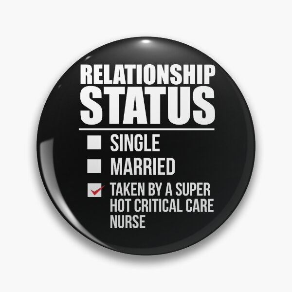 Aperçu de l'œuvre Statut de la relation prise par l'infirmière aux soins critiques très chaude la Saint-Valentin créée et vendue par losttribe.