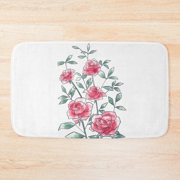 Artikelvorschau, Wilde Gartenrose-Blumen-Illustration entworfen und verkauft von Amelyne.