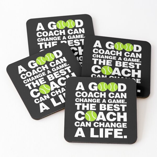 Item preview, Good Tennis Coach can Change a Game, The Best can change a Life designed and sold by elhefe.