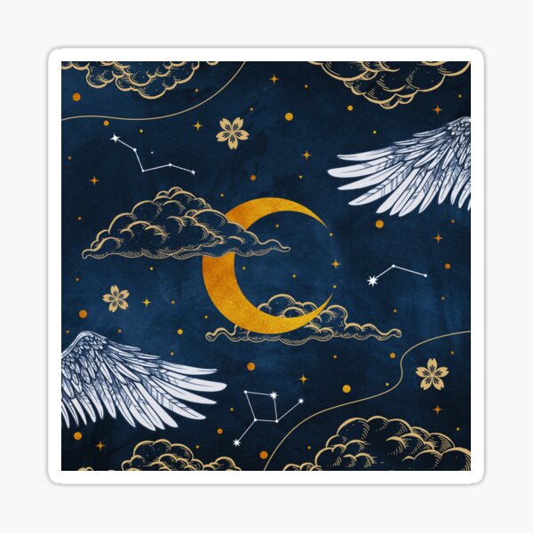 Item preview, Moons and Stars designed and sold by kimcarlika.