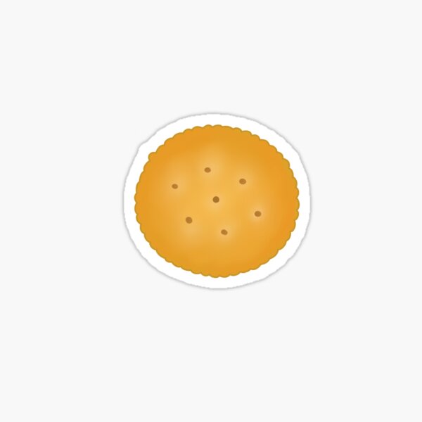 Item preview, ritz cracker sticker designed and sold by oliviapeo.