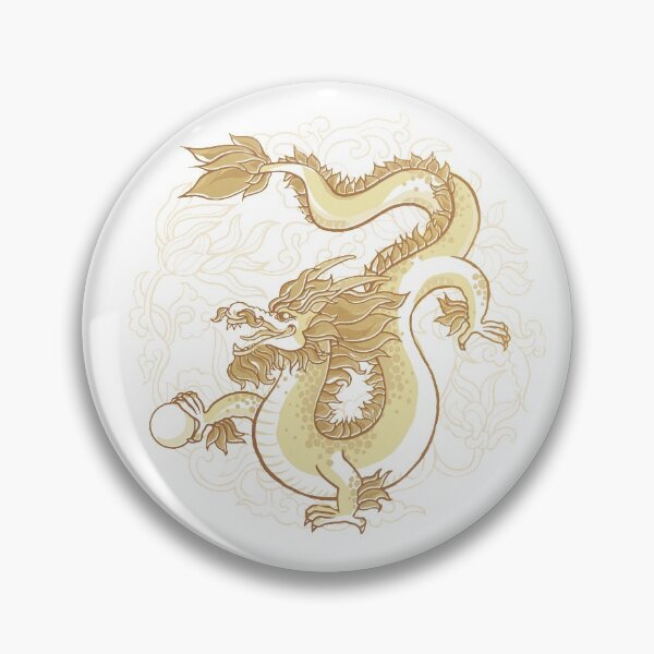 Item preview, Gold Dragon on Floral Decoration designed and sold by Anna Pogulyaeva.