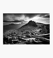 Castle of the Winds, Glyder Fach, Snowdonia. Photographic Print