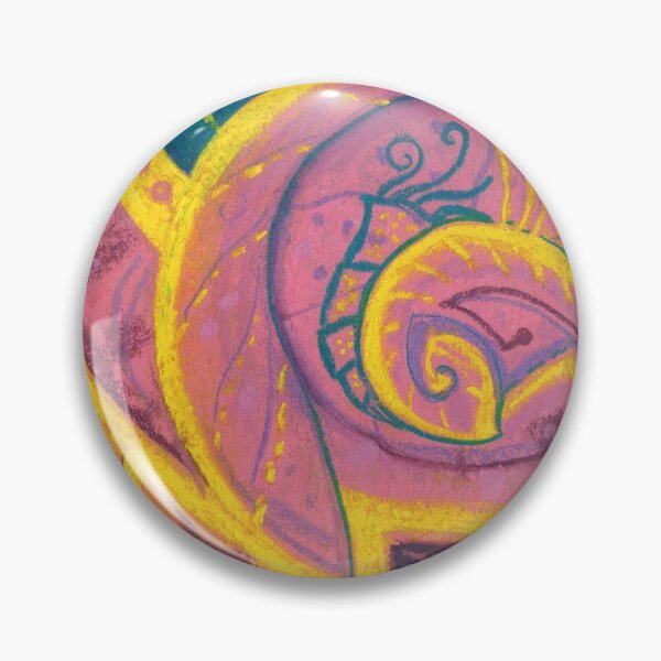 Item preview, Song of Seashell Abstract Pink Yellow Teal Turquoise designed and sold by Julia Khoroshikh.