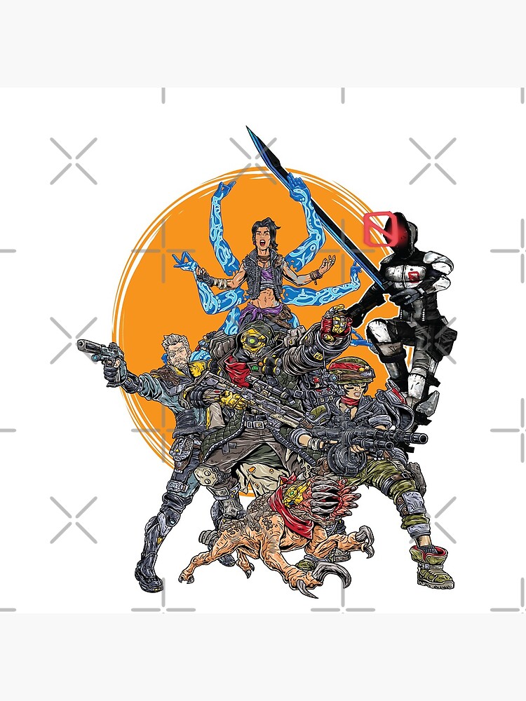 Borderlands 3 FL4K Beastmaster Amara Siren Moze Gunner Zane Operative Zer0 Assassin Guard Skag Operative by ProjectX23