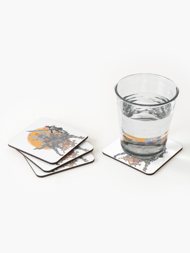 Alternate view of Borderlands 3 FL4K Beastmaster Amara Siren Moze Gunner Zane Operative Zer0 Assassin Guard Skag Operative Coasters (Set of 4)