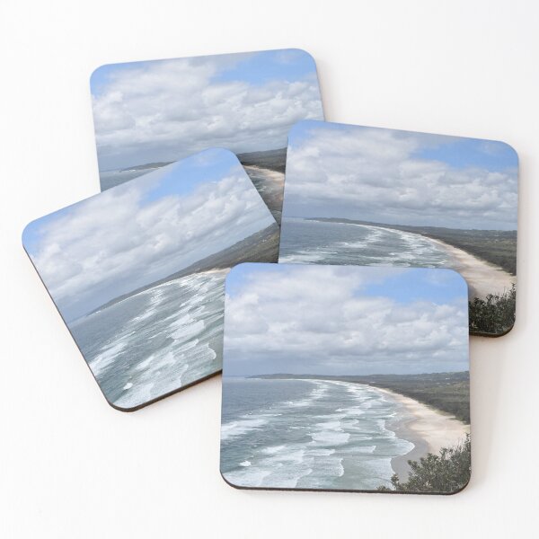 Item preview, Long beach with waves designed and sold by Artlajf.