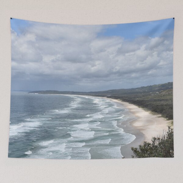 Item preview, Long beach with waves designed and sold by Artlajf.