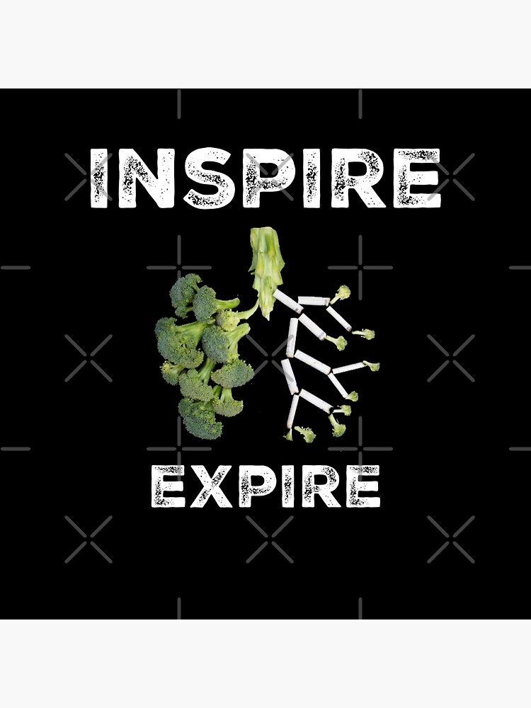 "inspire expire" Framed Art Print for Sale by doctorsapparel Redbubble