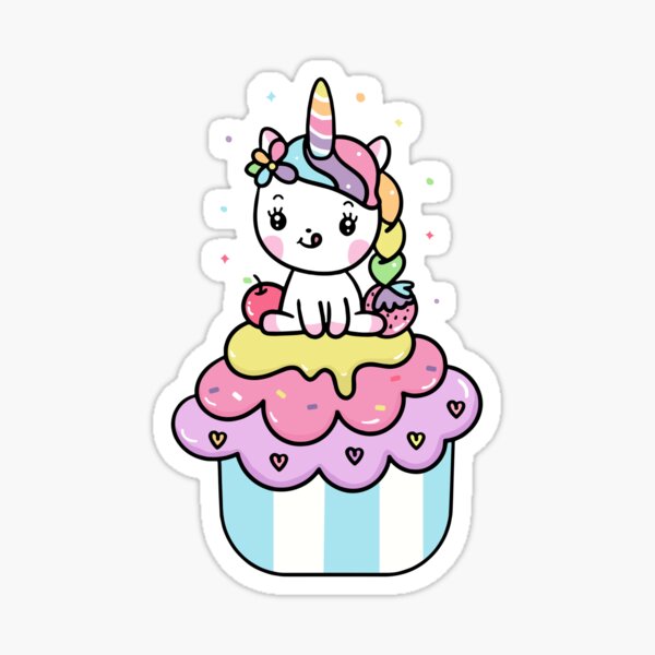 Funneh Cake Stickers Redbubble - minecraft and roblox themed cake for color drama cakes