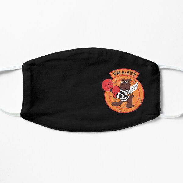 VMA-223 Marine Attack Squadron - Grunge Style Flat Mask