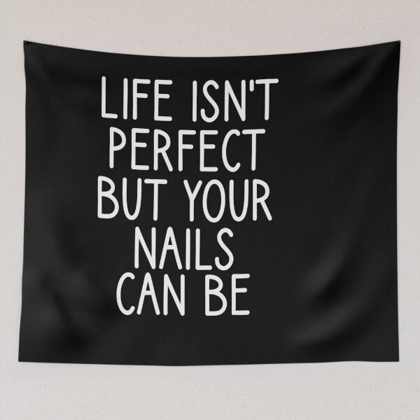 Item preview, life isn't perfect but your nails can be , Nail , Nail Tech Gift, Manicurist / Manicurist Gift / Gift for Manicurist / funny Manicurist  / Manicurists heart style designed and sold by Chamssou.