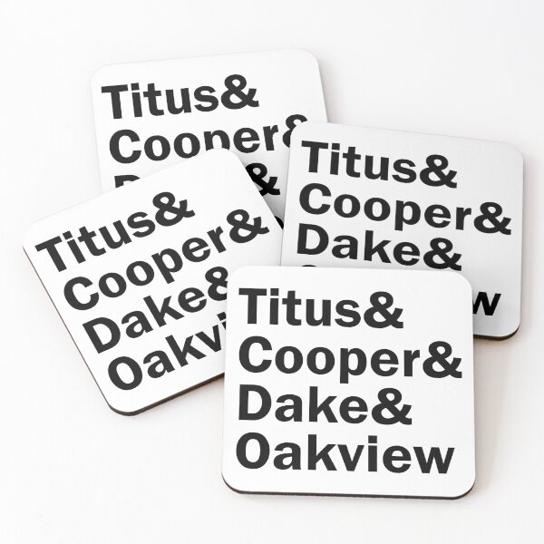 Item preview, Titus & Cooper & Dake & Oakview designed and sold by matthewisles.