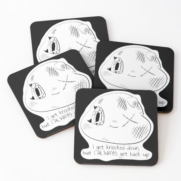 Item preview, I get knocked down but I always get back up  kawaii graffiti designed and sold by GreyEyedMage.