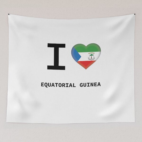 Item preview, I HEART EQUATORIAL QUINEA designed and sold by Mxdesign888.