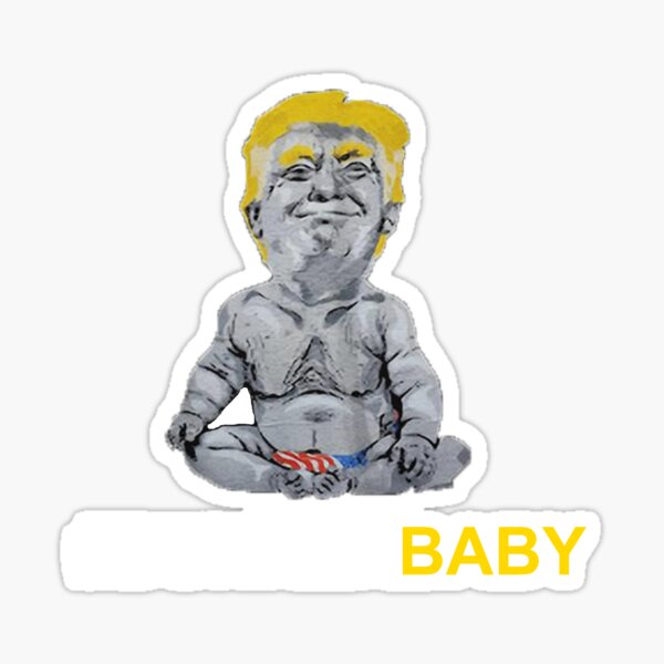Vista previa del artículo con la obra «Trump búnker bebé», diseñado y vendido por PremiumTeesArt.
