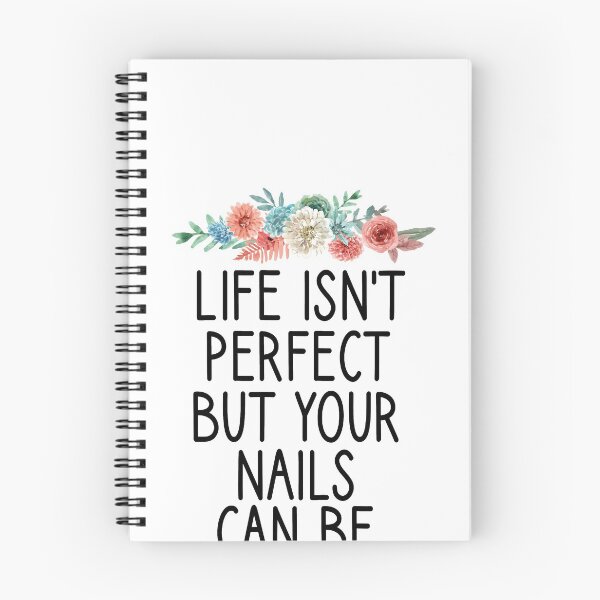 Item preview, life isn't perfect but your nails can be , Nail , Nail Tech Gift, Manicurist / Manicurist Gift / Gift for Manicurist / funny Manicurist  / Manicurists floral style designed and sold by Chamssou.