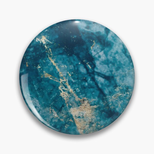 Item preview, Turquoise Blue & Gold Marble  designed and sold by newburyboutique.