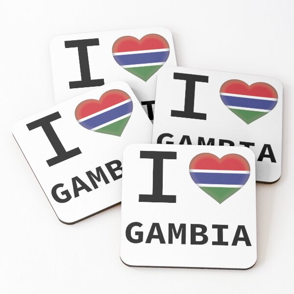 Item preview, I HEART GAMBIA designed and sold by Mxdesign888.
