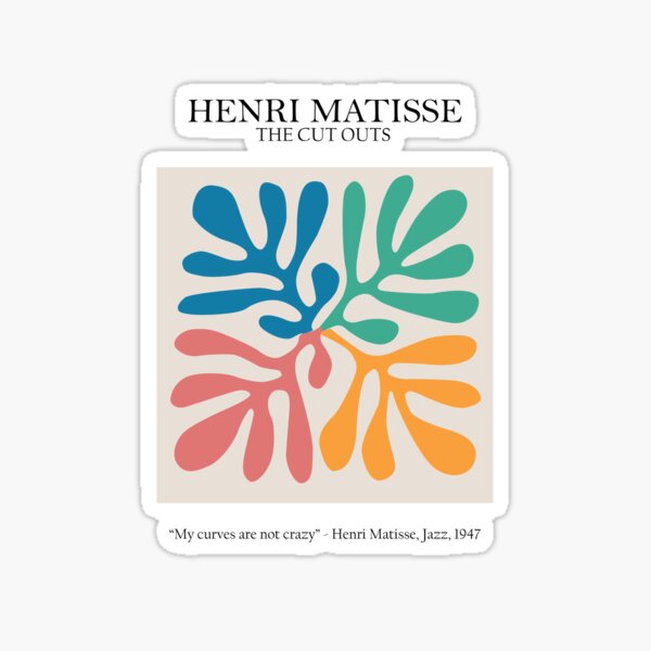 Item preview,   Henri Matisse - The Cutouts - My Curves Are Not Crazy designed and sold by artswag.