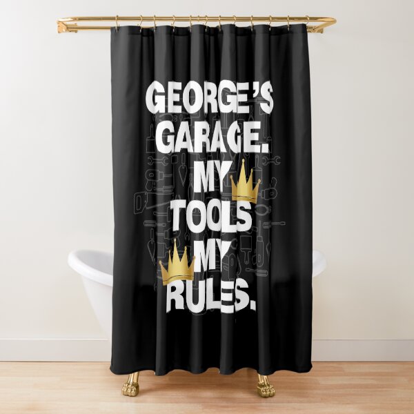 Item preview, George Garage My Tools, My Rules designed and sold by HelloFromAja.