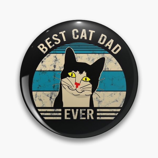 Item preview, Best Cat Dad Ever Vintage Cat Dad designed and sold by EllenTune.