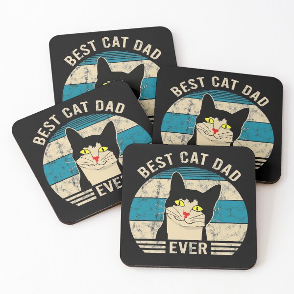 Item preview, Best Cat Dad Ever Vintage Cat Dad designed and sold by EllenTune.