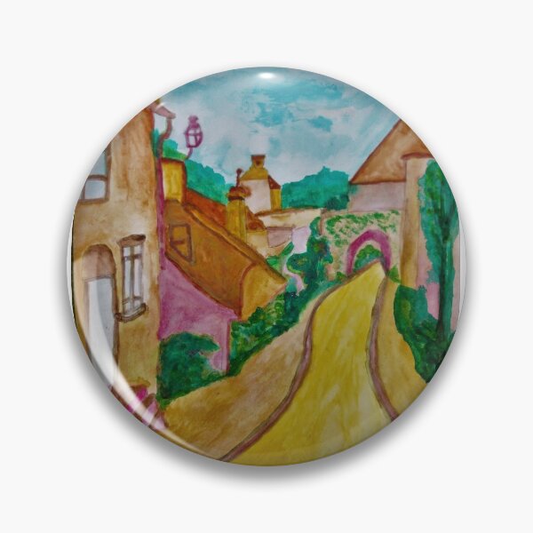 Item preview, The town of Miracle with strange road designed and sold by MartaTerkiewicz.