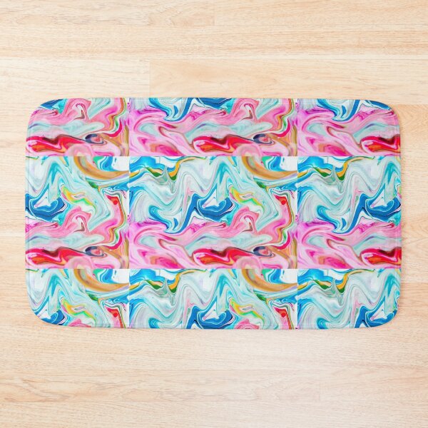 Item preview, Candy Rainbow Liquid Marble Painting  designed and sold by newburyboutique.